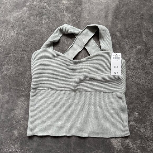 NWT Abercrombie & Fitch Ottoman Cross-Back Tank - Picture 1 of 3